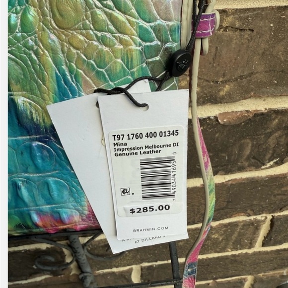 🎄🎁Brahmin Mina- Impression Colorful Women's Crossbody Bag - Picture 7 of 7